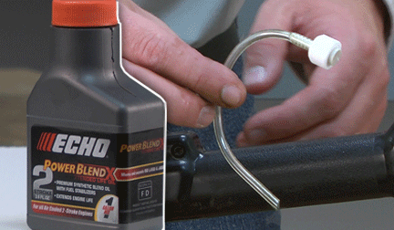Lubricate the outer line