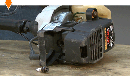 Remove the spark plug