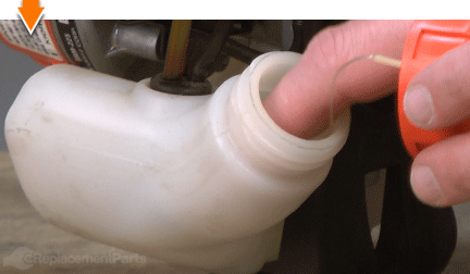 Drain the fuel