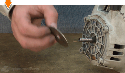 Remove the washer
