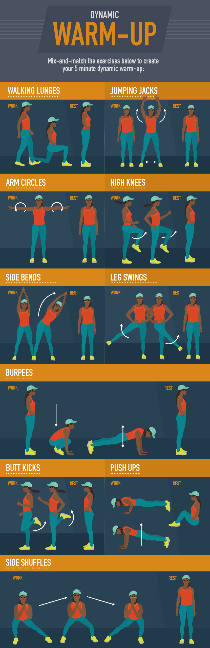 Dynamic Warmup - Tabata is an Explosive and Efficient Workout
