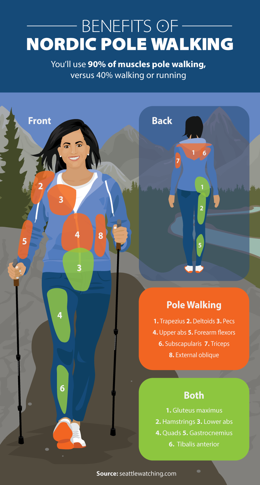 Benefits of Nordic Pole Walking - Beginner’s Guide to Nordic Pole Walking
