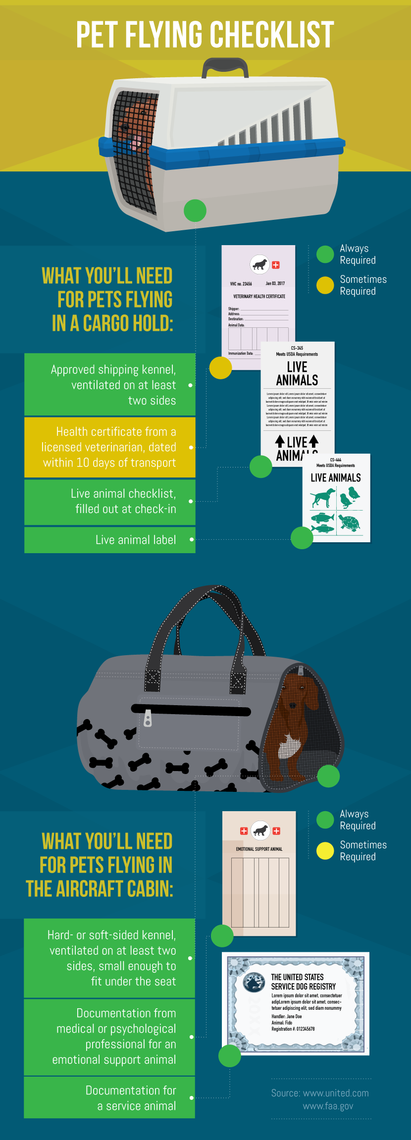 Pet Flying Checklist - Guide to Flying With Your Pet