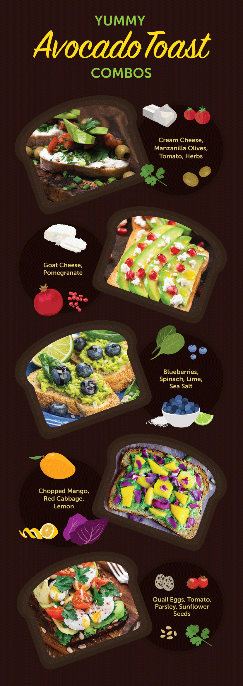 10 Ways to Make Gourmet Avocado Toast - 5 Types of Avocado Toast