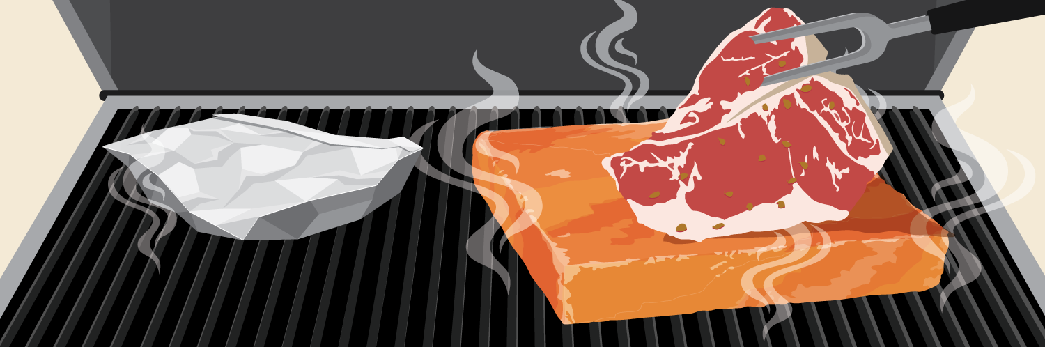 Grilling on a Himalayan Salt Block