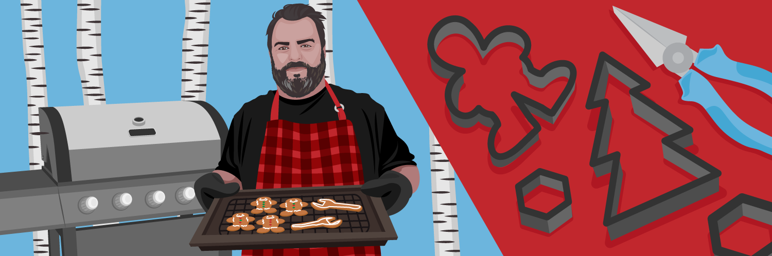 DIY Custom Cookie Cutters and Gingerbread on the Grill