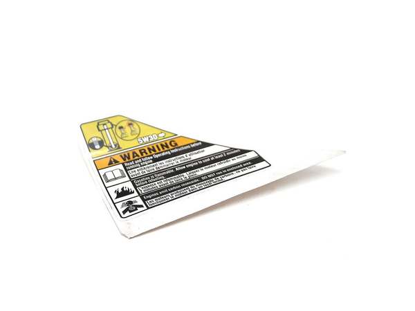 10011430-1-M-MTD-777S33610-Label- Oil / Warning
