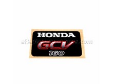 Mark- Emblem - Gcv160 5.5 – Part Number: 87101-ZM0-020