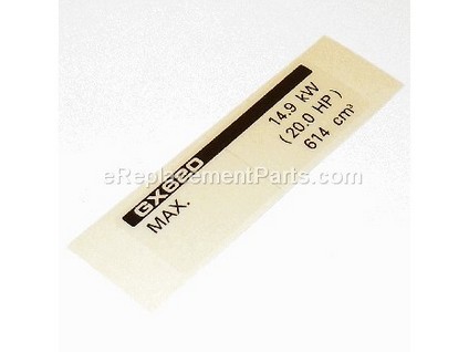 10018412-1-M-Honda-87152-ZJ1-010-Label- Specification - Gx620