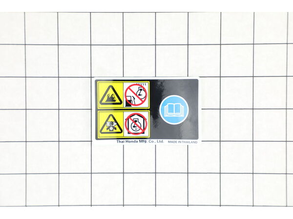 10018537-1-M-Honda-87516-Z4H-810-Mark- Operator Caution