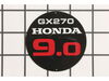 10018624-2-S-Honda-87521-ZH9-030-Emblem - Gx270 9.0