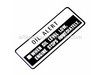 Mark-Oil Alert-E – Part Number: 87532-ZH8-810