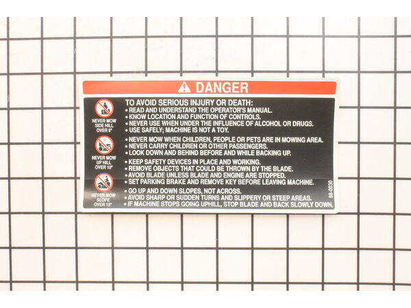 10019016-1-M-Toro-88-0030-Decal - Danger
