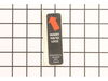 Lock Pin Label – Part Number: 940514004