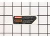 Wand Warning Label – Part Number: 940654083