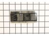 Data Label – Part Number: 940678207