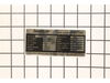 Data Plate Label – Part Number: 940678275