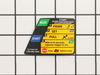 Label – Part Number: 940686026
