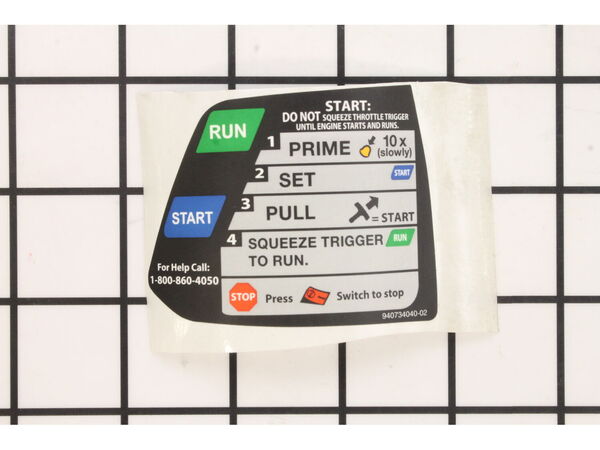 10033013-1-M-Ryobi-940734040-Starting Label