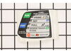 Starting Label – Part Number: 940734040