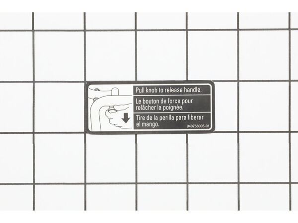 10033059-1-M-Ridgid-940758005-Pull Pin Release Label