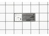 Pull Pin Release Label – Part Number: 940758005