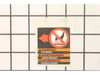 Hot Muffler Label – Part Number: 940778005