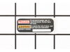 Trigger Handle Label – Part Number: 940786027