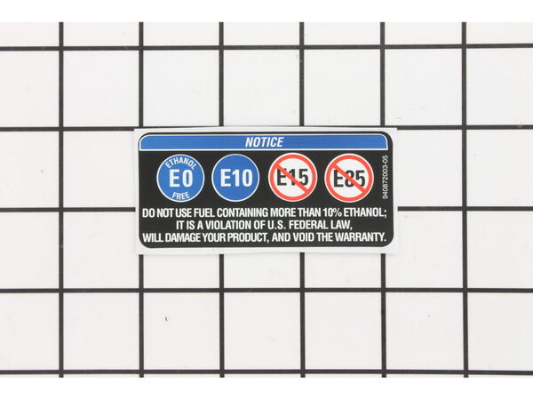 10033205-1-M-Homelite-940872003-No E85 Label