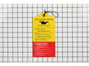 Fuel Hangtag Label – Part Number: 940971068