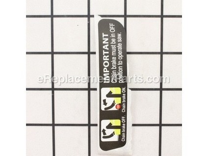 10033471-1-M-Ryobi-941511001-Chain Brake Label