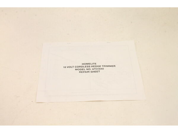 10037083-1-M-Homelite-983000011R-Repair Sheet (Rev:00)