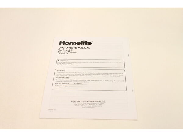 10037148-1-M-Homelite-983000654-Operator'S Manual (Ut08934D)