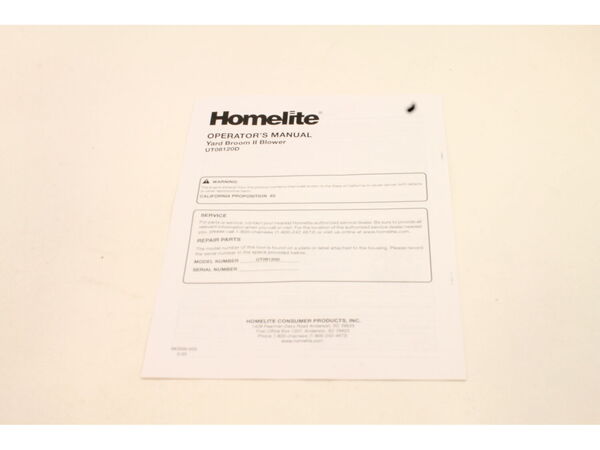 10037150-1-M-Homelite-983000655-Operator's Manual