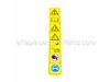 Decal-Warning – Part Number: 983751001