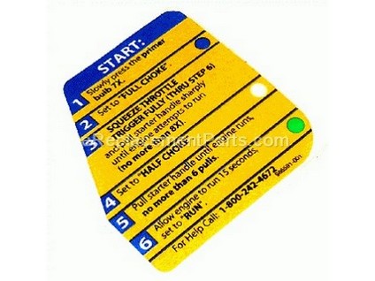 10037594-1-M-Homelite-985591001-Starting Instruction Decal