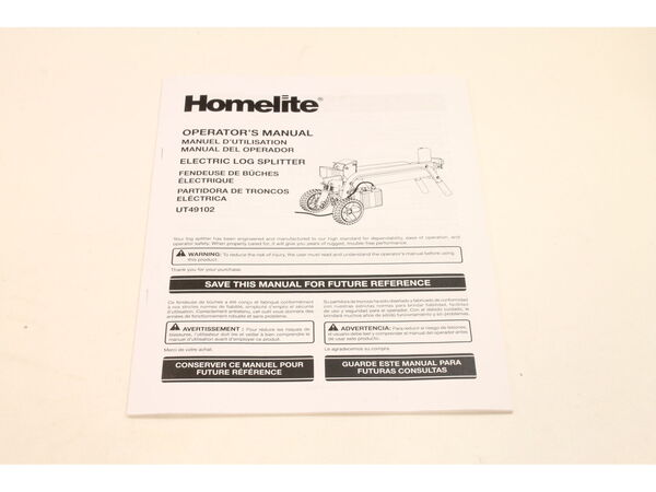 10037791-1-M-Homelite-987000509-Operator'S Manual