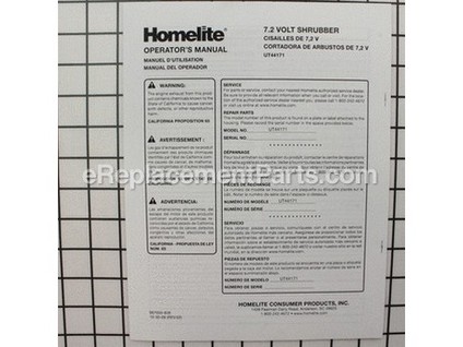 10037831-1-M-Homelite-987000828-Operator'S Manual
