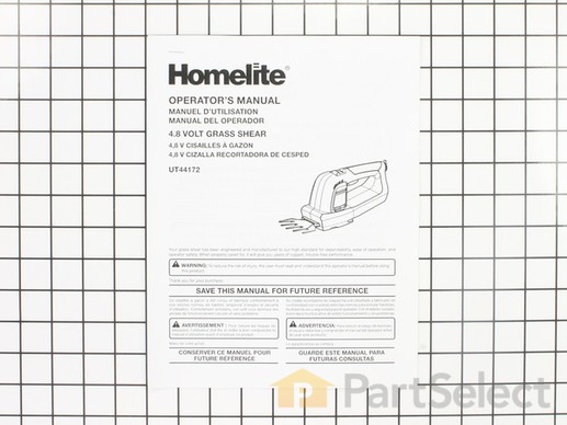 10037836-1-M-Homelite-987000873-Operator'S Manual