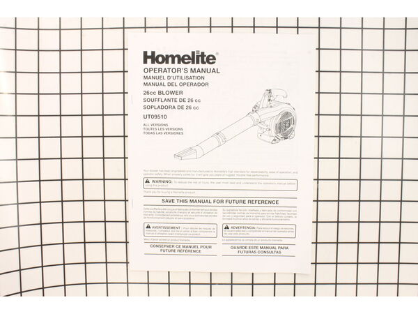 10037844-1-M-Homelite-987000929-Operator'S Manual