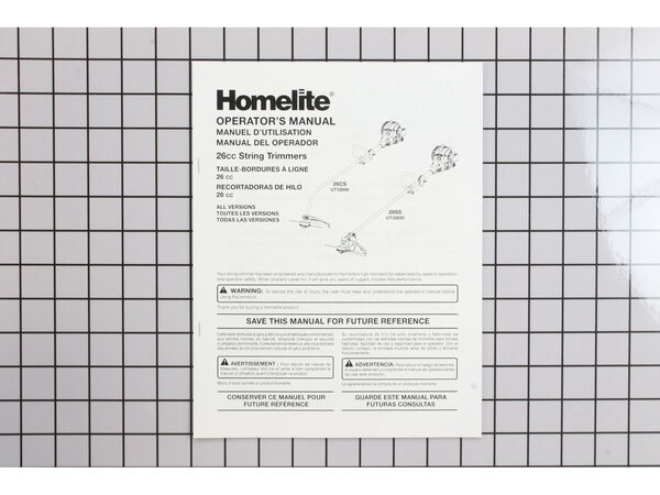 10037889-1-M-Homelite-988000056-Operator'S Manual