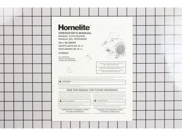 10037907-1-M-Homelite-988000332-Operator'S Manual