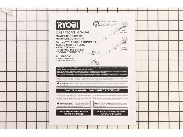 10038048-1-M-Ryobi-990000040-Operator's Manual