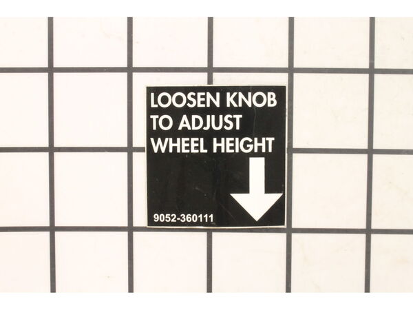 10040074-1-M-Powermate-A100985-Label, Wheel Height