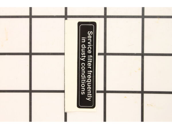 10040155-1-M-Powermate-A101097-Label, Air Cleaner Maintenance