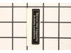 Label, Air Cleaner Maintenance – Part Number: A101097