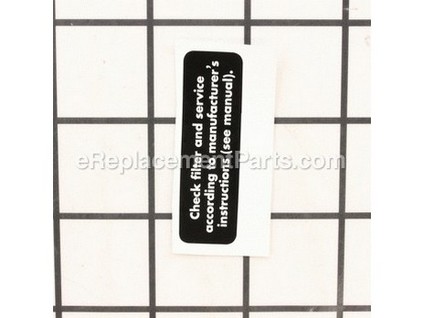 10041089-1-M-Powermate-A200772-Label, Air Filter Service