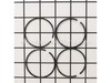High Pressure Piston Ring Set – Part Number: FP050063AV