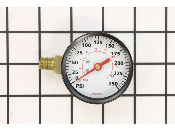 10046158-1-M-Campbell Hausfeld-GA016711AV-2"" Gauge 1/8"" Npt Left