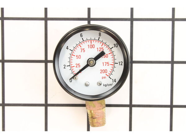 10046167-1-M-Campbell Hausfeld-GA032000AV-Pressure Gauge 1/4 In.NPT 0-200 Psi Bottom Mount
